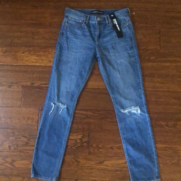 Express Super Skinny Mid Rise Jeans - Picture 3 of 5